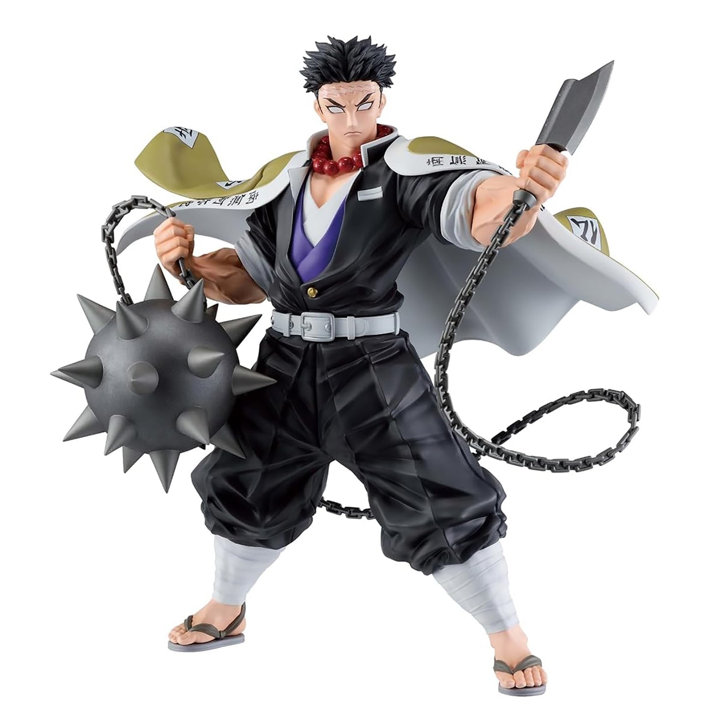 BANDAI Gyomei Himejima mit Kusarigama, Demon Slayer  Kimetsu no Yaiba Sammelfigur, 31 cm