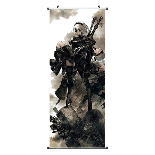 NieR: Automata - Rollbild aus Stoff - 100x40cm