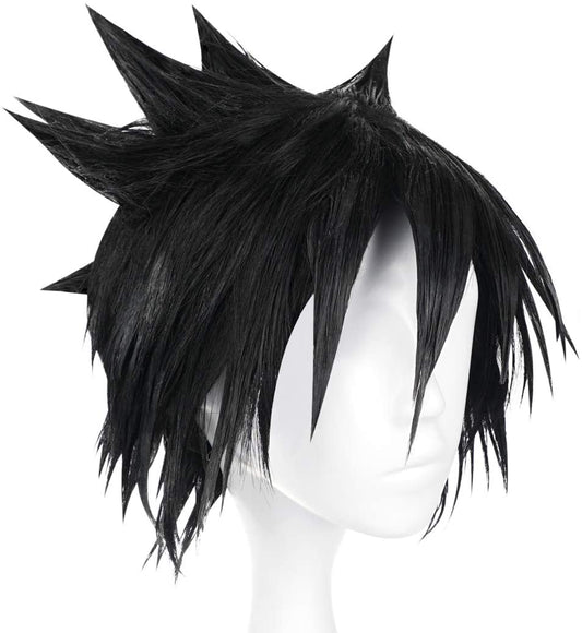 Cosplay Perücke von Sasuke Uchiha für Shinobi Kostüm, Schwarz