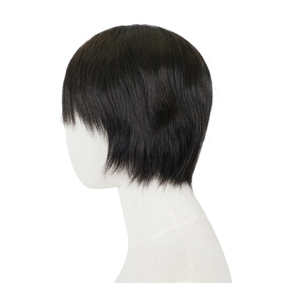 Cosplay Perücke von Levi Ackerman für Attack on Titan Fans, Schwarz