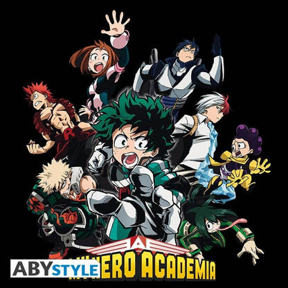 MY HERO ACADEMIA - Tshirt "Heroes" man SS black - basic XXL