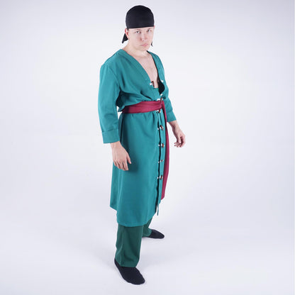 Cosplay Kostüm von Lorenor Zorro nach der 2 jährigen Trennung, Größen: S - XL