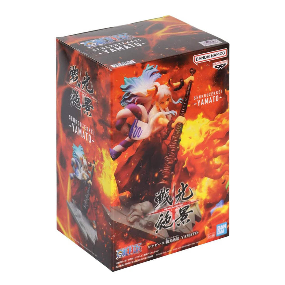 BANDAI SENKOZEKKEI, One Piece Figur von Yamato, Kaidos Sohn, Kozuki Oden, Onigashima Arc, Oni, 100 Bestien Piraten, Sammelfigur