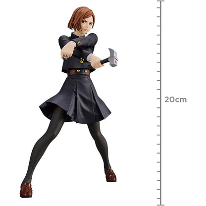BANDAI Nobara Kugisaki mit Hammer & Nägeln, Jujutsu Kaisen Sammelfigur, BP19466, 20 cm