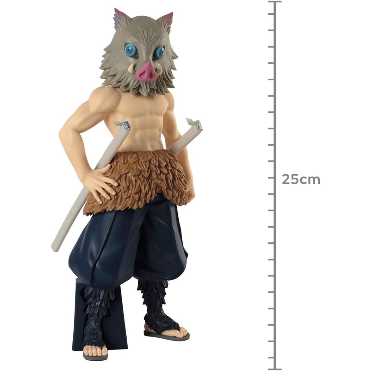 BANDAI Banpresto Figur, Demon Slayer: Kimetsu no Yaiba Inosuke Hashibira, Ebermaske, Grandista Reihe