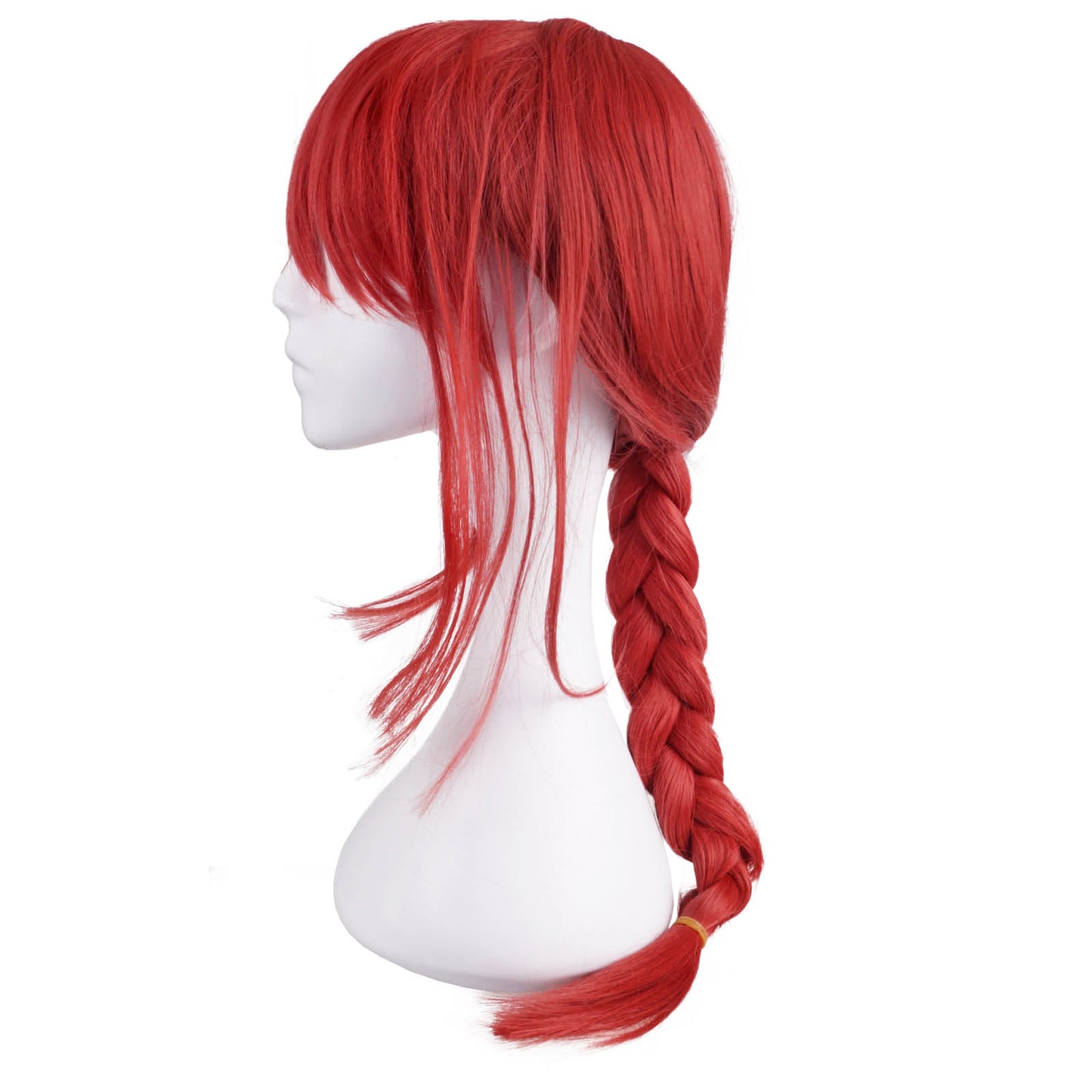 Makima Perücke für Chainsaw Man Fans, Kontrollteufel Cosplay Wig, Rot, 61cm
