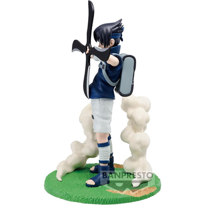 BANDAI Banpresto Figur, Naruto Uchiha Sasuke, Memorable Saga Reihe, Fuuma Shuriken mit Rauchwolke