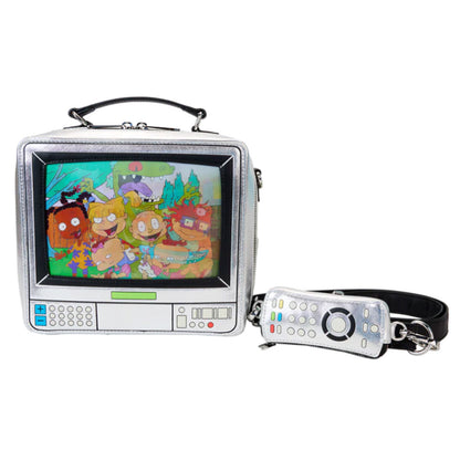 Loungefly Nickelodeon Retro-TV mit Lentikular-Effekt, Crossbody-Bag