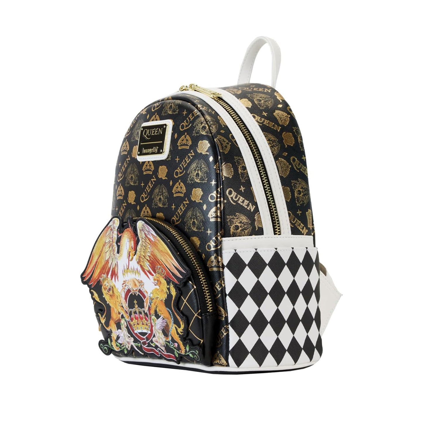 Loungefly QNBK0001 QUEEN  Logo Crest Mini Rücksäck