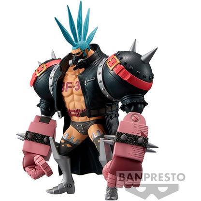 BANDAI Franky mit Stahlfäusten RED DXF Vol.12, One Piece Sammelfigur, BP19494P, 17 cm