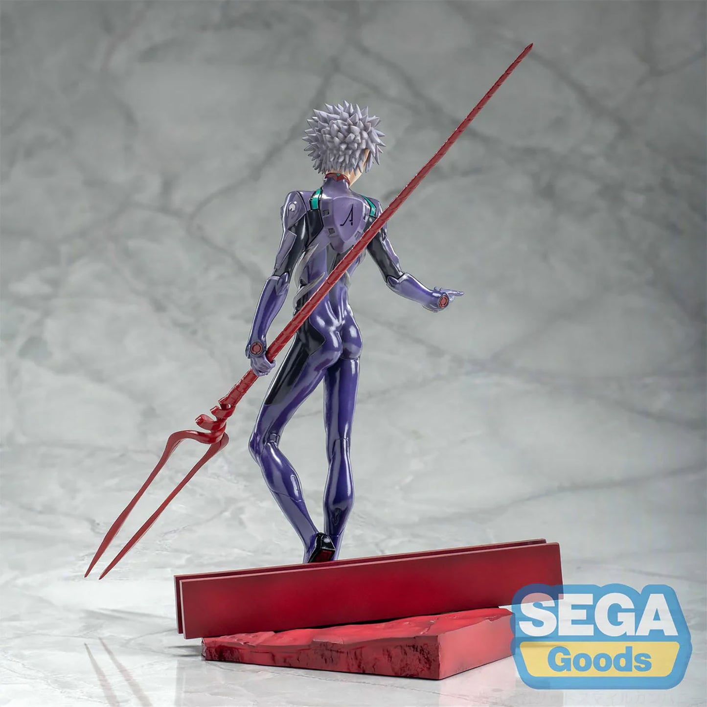 SEGA Kaworu Nagisa mit Longinuslanze, Neon Genesis Evangelion Sammelfigur, 20 cm