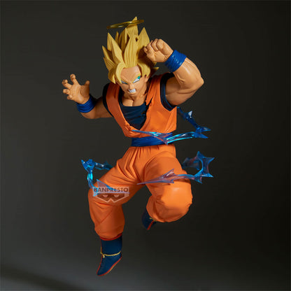 BANDAI Son Goku mit Blitzen, Dragon Ball Z Sammelfigur, 15 cm