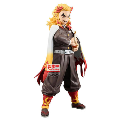 BANDAI Kyojuro Rengoku mit Flammenhaar, Demon Slayer  Kimetsu no Yaiba Sammelfigur, 24 cm
