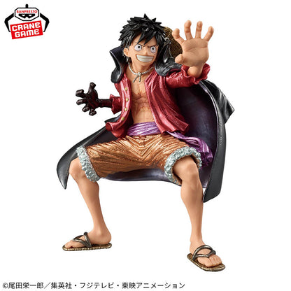 BANDAI Monkey D. Ruffy mit Wano-Kleidung, One Piece Sammelfigur, 19 cm