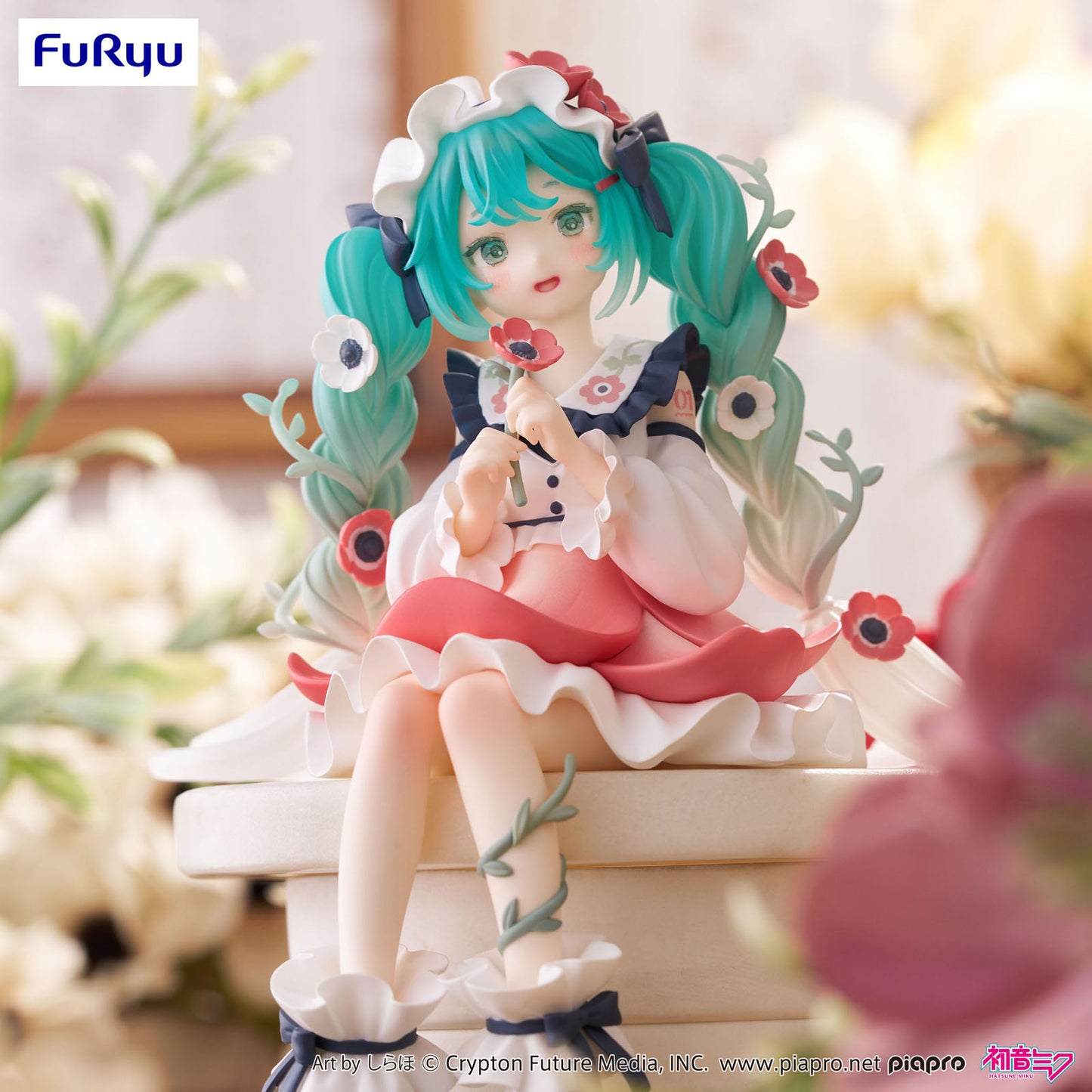 FuRyu HATSUNE MIKU FLOWER FAIRY ANEMONE NOODLE STOPPER FIGUR