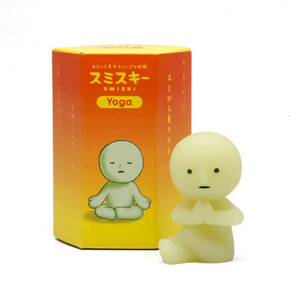 Smiski leuchtende Figure| Glow in the dark | Yoga Series  | Blind Box- (12)-(1)