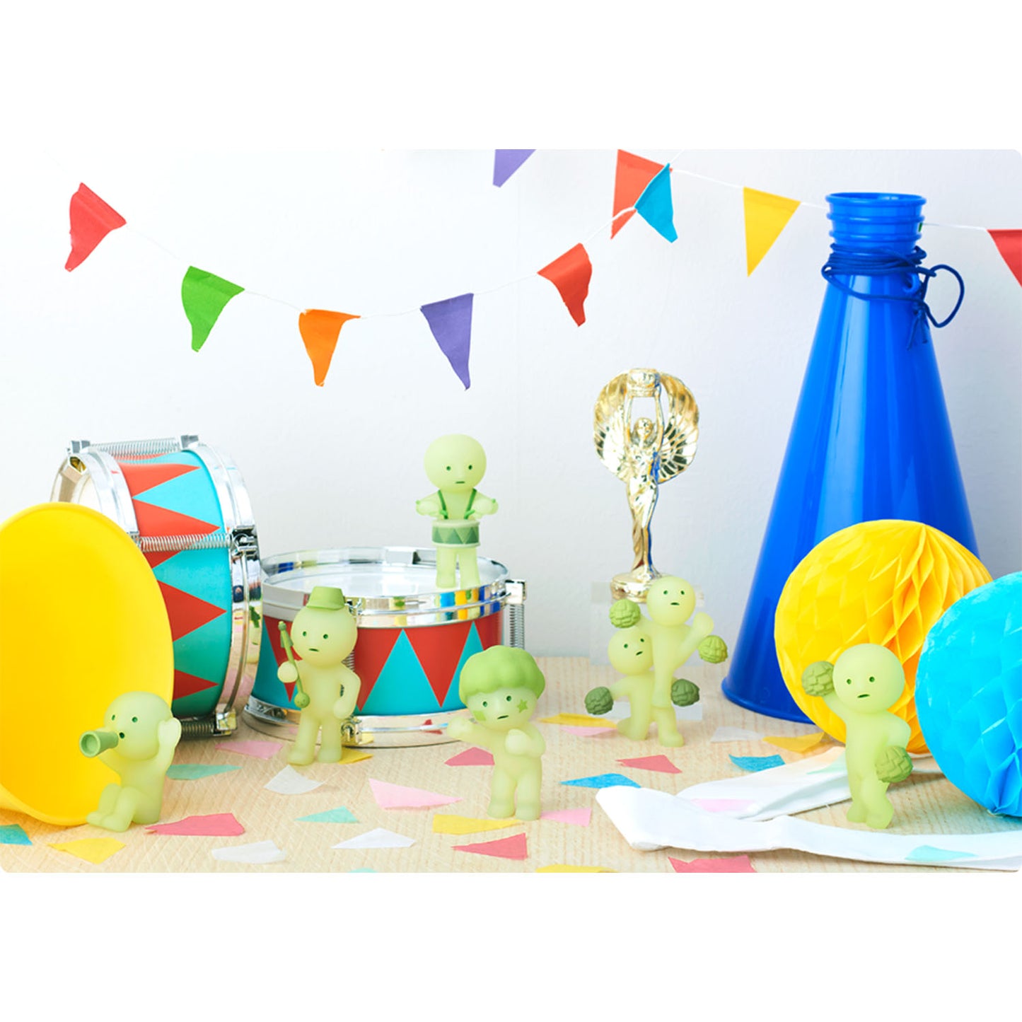 Smiski leuchtende Figure| Glow in the dark | Cheer Series  | Blind Box- (12)-(1)