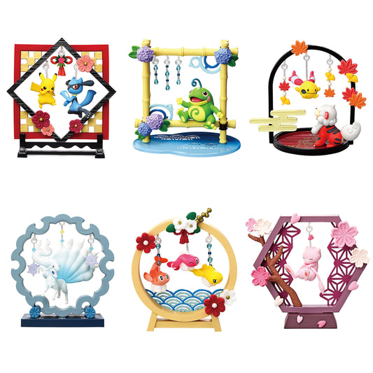 Re-Ment - Pokémon - Funwari Yurarin - Blindbox Figur - Einzelbox