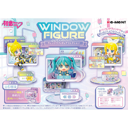 Re-ment,Hatsune Miku, Window Figure, Blind Box- (6)-(1)