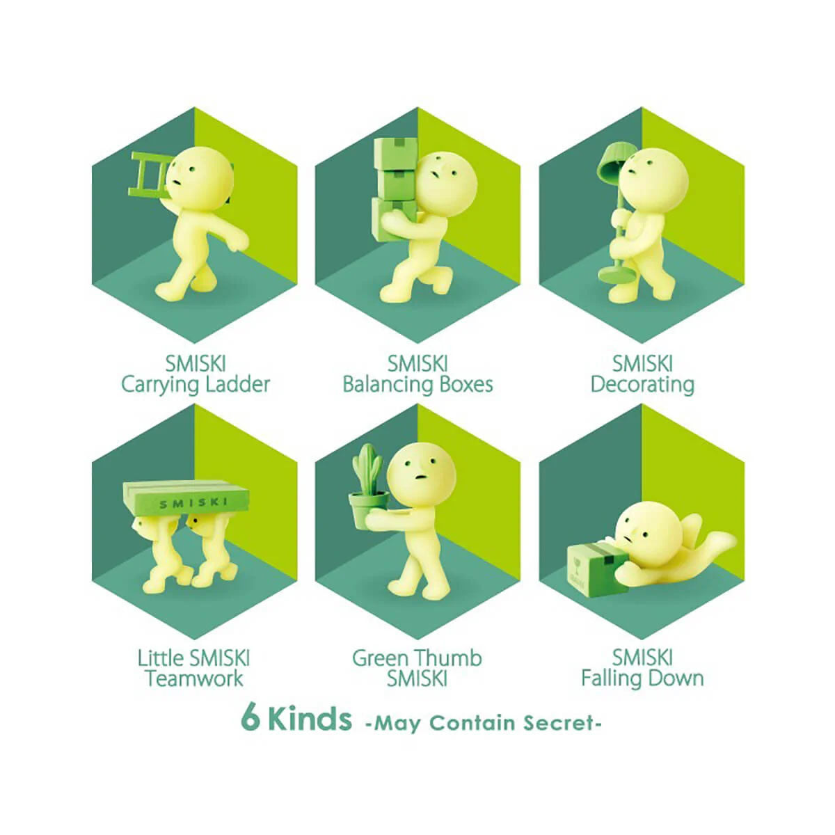 Smiski leuchtende Figure, Glow in the dark, Moving Series , Blind Box- (12)-(1)