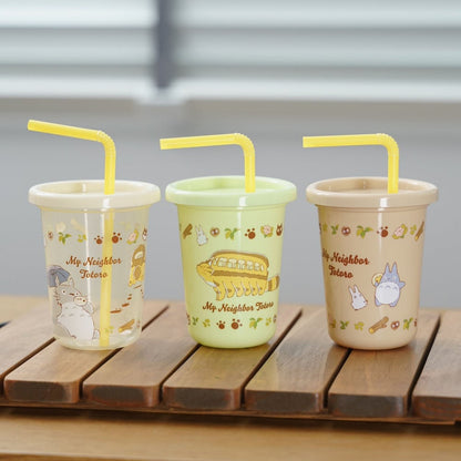 My Neighbor Totoro - Trinkbecher-Set mit Strohhalm - 3x 320ml - Skater
