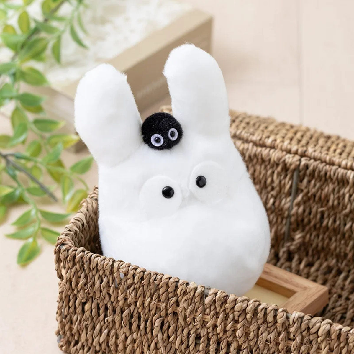 My Neighbor Totoro - Small Totoro (White) - Beanbag Plüschtier - 15cm - Sun Arrow