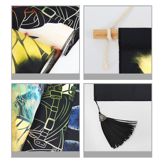 Attack on Titan - Rollbild aus Stoff - 130x33cm