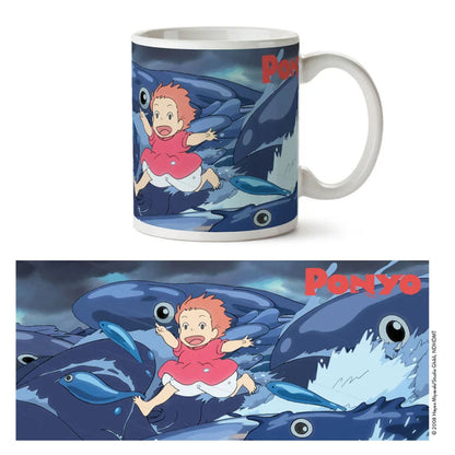 Ponyo on the Cliff - Ponyo auf der Welle - Keramik Tasse - 340ml - Semic