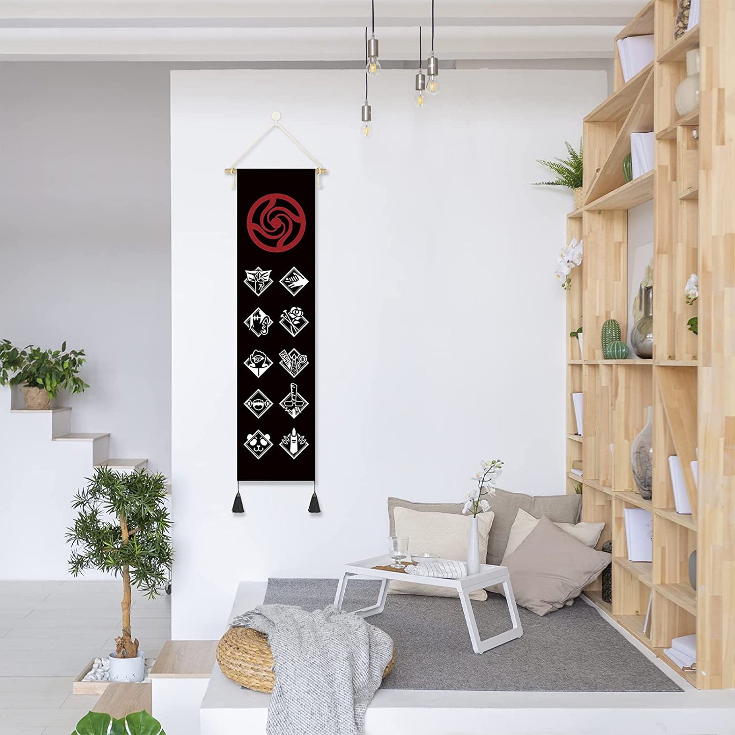 Jujutsu Kaisen - Jujutsu Sorcerers & Curses - Rollbild aus Stoff - 130x33cm