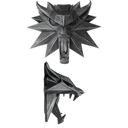 The Witcher 3: Wild Hunt - Wolfmedaillon Wandrelief - 15cm - Dark Horse
