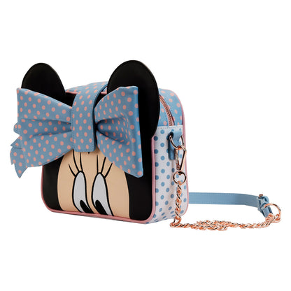 Disney - Minnie Mouse Pastel Color Block Dots - Crossbody Bag - 24x15x20cm - Loungefly