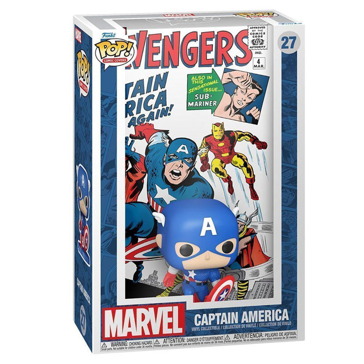 Marvel: Avengers - Captain America - Funko POP! Comic Covers - Sammelfigur - Funko