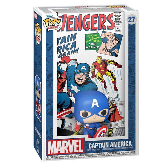 Marvel: Avengers - Captain America - Funko POP! Comic Covers - Sammelfigur - Funko