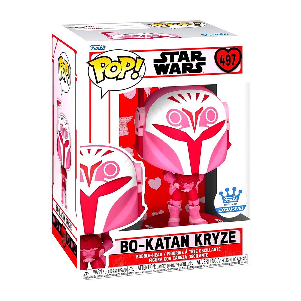 Star Wars: The Mandalorian - Bo-Katan Kryze (Valentine's Edition) - Funko POP! Movies #495 - 10cm