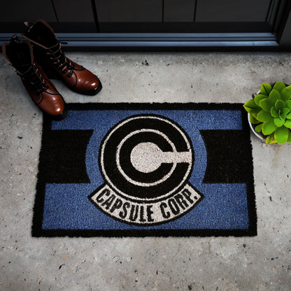 Dragon Ball Z - Capsule Corp. - Logo Fußmatte - Kokosfaser & PVC - 61x40cm - Pyramid