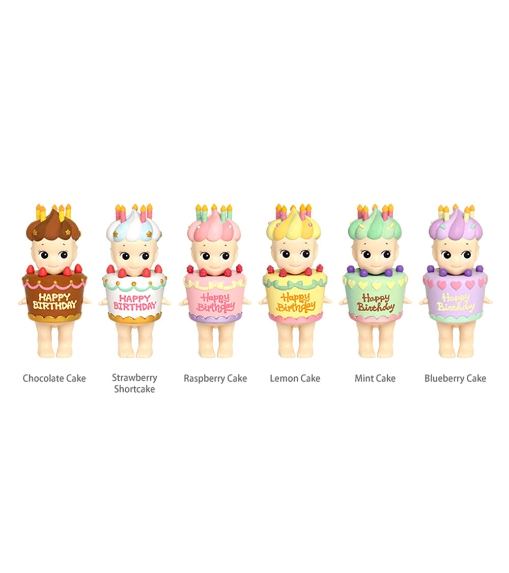 Sonny Angel mit Partyhut | Sonny Angel Figur | Blind Box Birthday Series | 8 cm