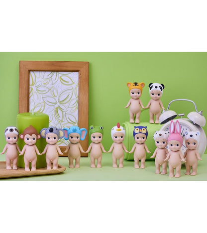 Sonny Angel Sammelfigur mit Tierkopfbedeckung | Blind Box Animal Series | 8 cm