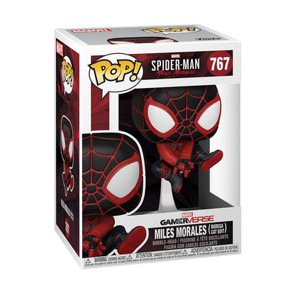 Spider-Man Miles Morales - Miles Morales (Bodega Cat Suit) - Funko Pop! Bobble-Head (N° 767) - 9,5 cm