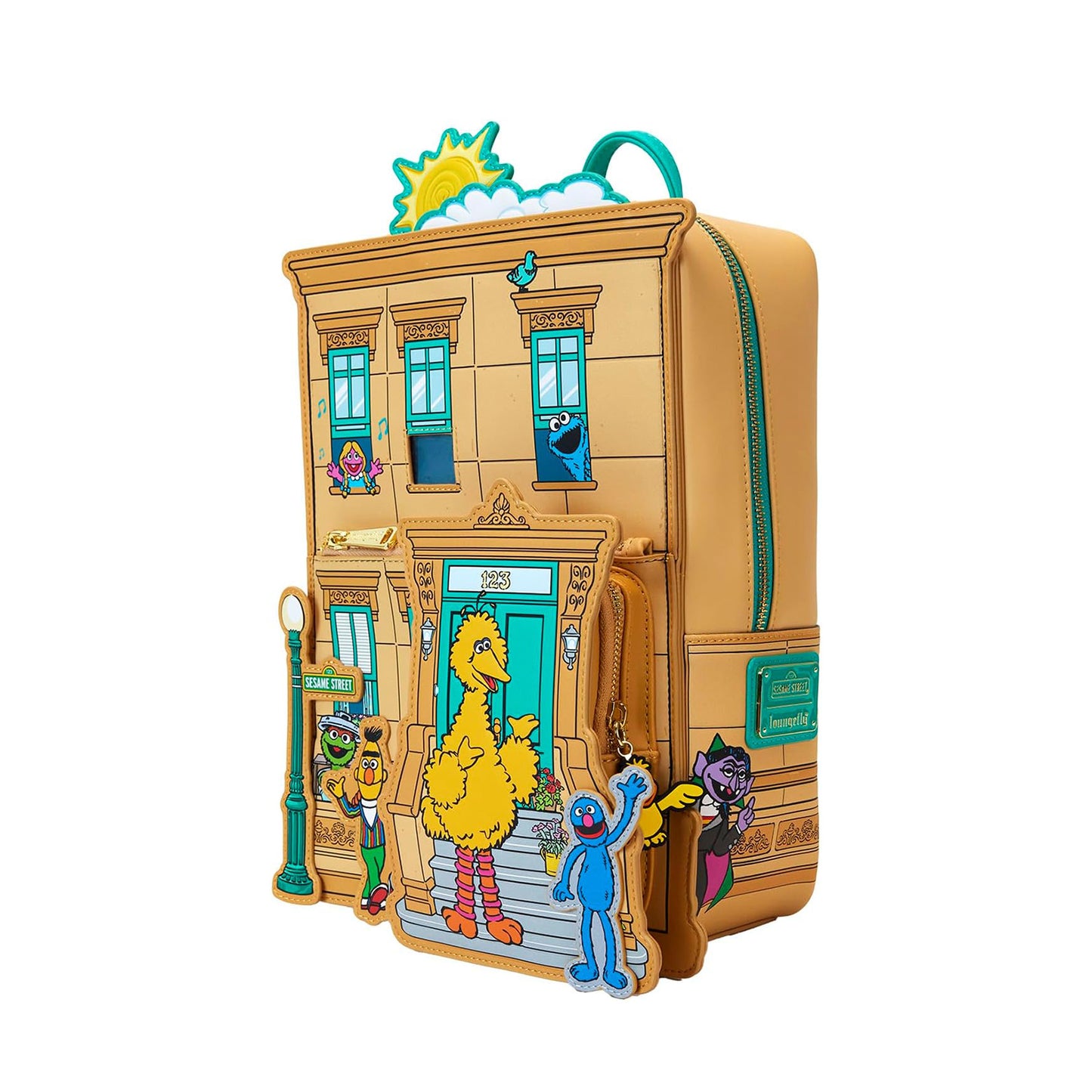 Sesamstraße - Bibo, Elmo & Freunde (123 Sesame Street) - Mini Rucksack - Loungefly