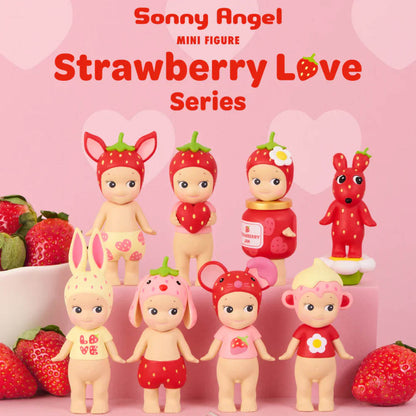 Sonny Angel - Strawberry Love Series - Blind Box Figur - Einzelbox - ca. 8-9 cm - Dreams