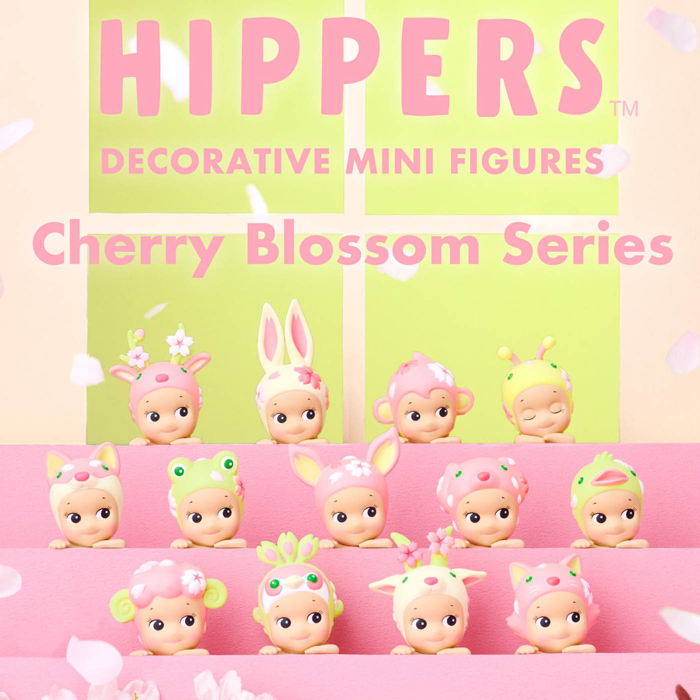 Sonny Angel - Hippers Cherry Blossom Series - Blind Box Figur - Einzelbox - ca. 8-10 cm - Dreams
