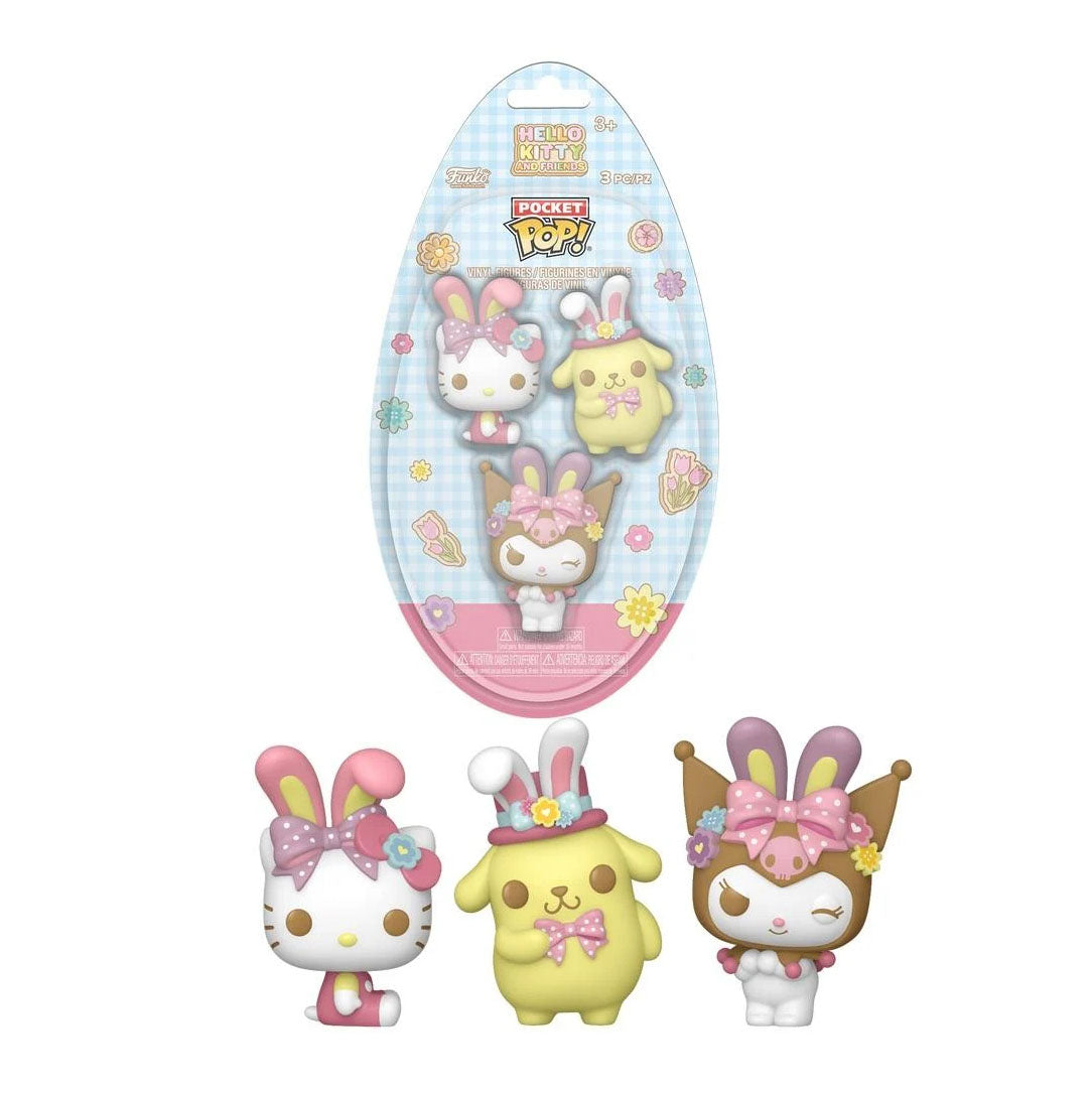 Hello Kitty and Friends - Egg Series - Pocket Pop! Vinyl Figuren (3er-Set) - 4 cm - Funko