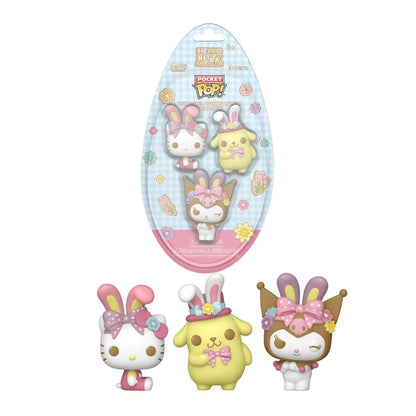Hello Kitty and Friends - Egg Series - Pocket Pop! Vinyl Figuren (3er-Set) - 4 cm - Funko