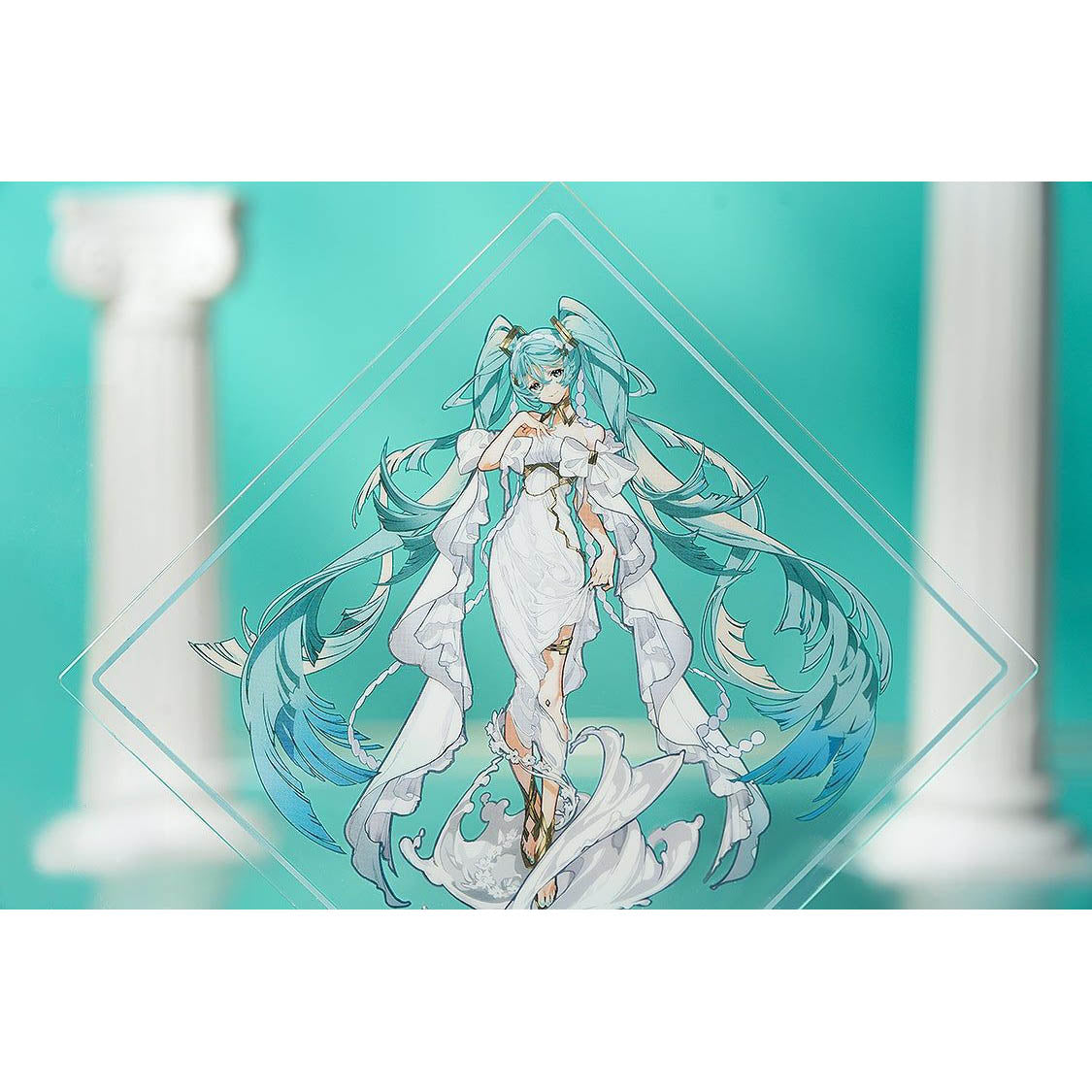 Character Vocal Series 01 - Hatsune Miku feat. Yoneyama Mai - Translucent Card (Acryl) - 12 cm - Good Smile Company