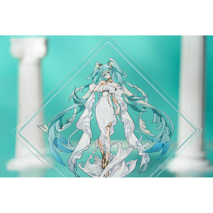 Character Vocal Series 01 - Hatsune Miku feat. Yoneyama Mai - Translucent Card (Acryl) - 12 cm - Good Smile Company