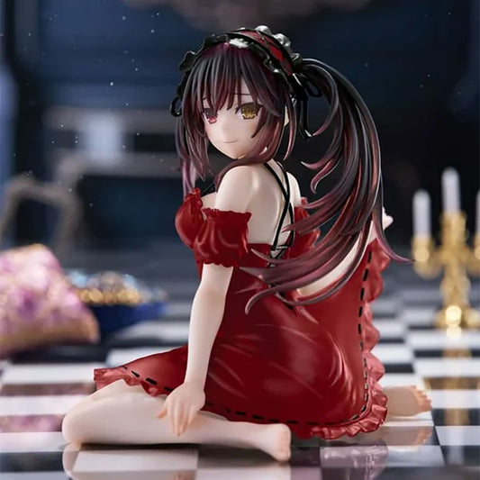 Date A Live V - Kurumi Tokisaki (Nightwear Ver. Renewal) - Desktop Cute Figure - 13 cm - Taito