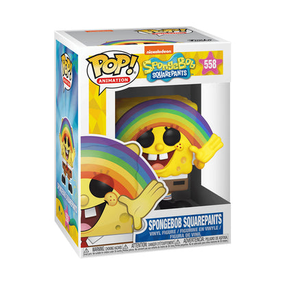 SpongeBob Schwammkopf - SpongeBob (Rainbow / Imagination) - Funko Pop! Animation (Nr. 558) - 10 cm - Funko