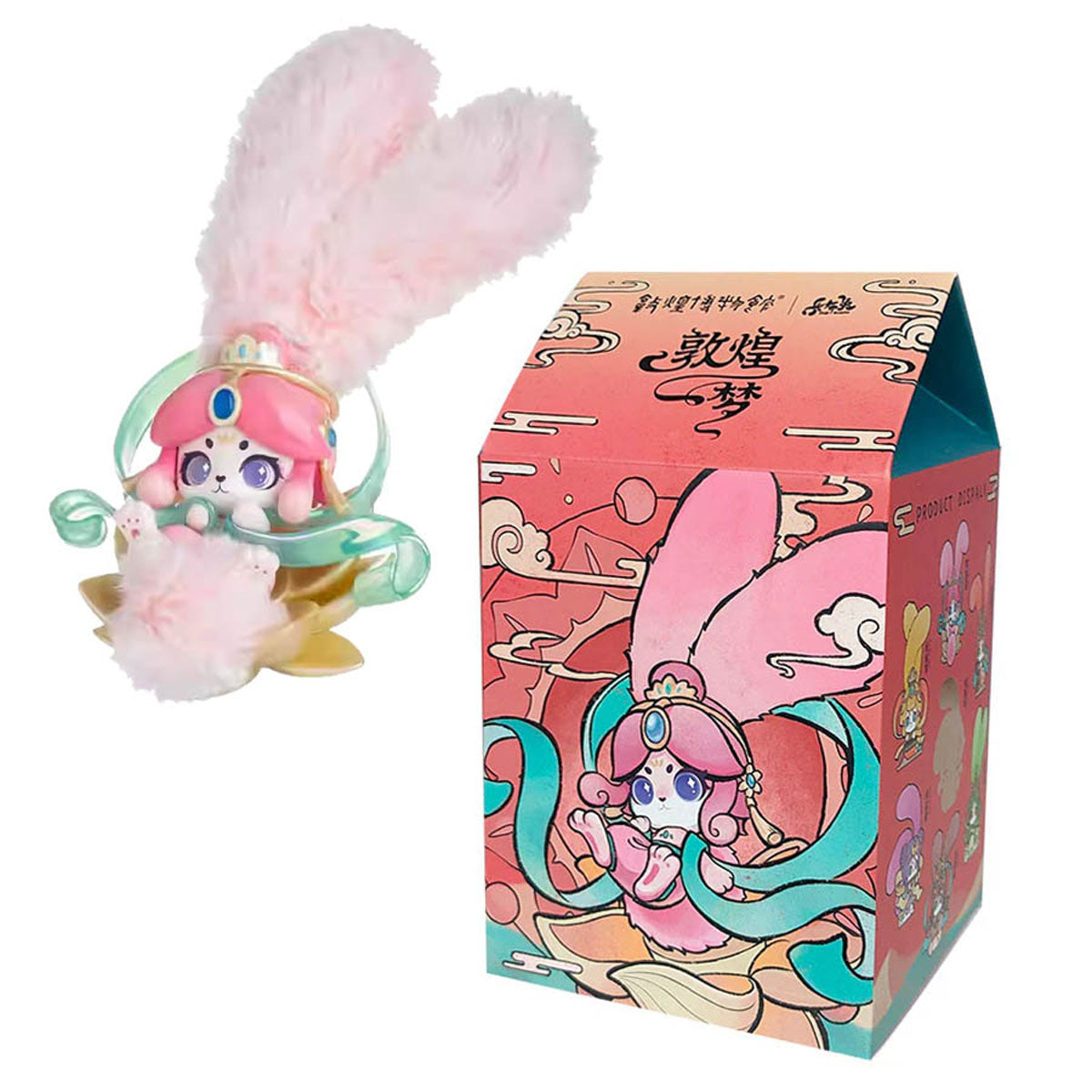 Awake Toys - Cup Rabbits Dreaming of Dunhuang - Plüsch-Minifigur (Blind Box) - Einzelbox - 17 cm - AWAKE TOYS