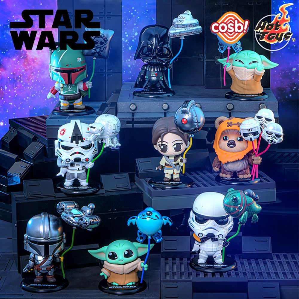 Star Wars - Balloon Cosbi Collection - Bobble-Head Mini-Figur (Blind Box) - Einzelbox - 8 cm - Hot Toys