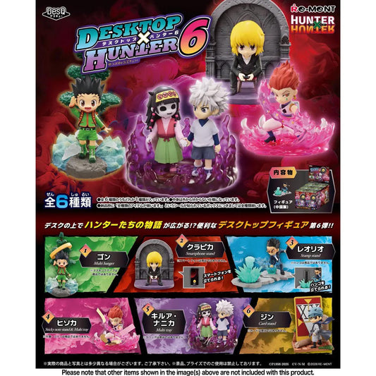 Hunter x Hunter - DesQ Desktop Hunter 6 - Mini-Figur & Büro-Accessoire (Blind Box) - Einzelbox - 10 cm - Re-Ment